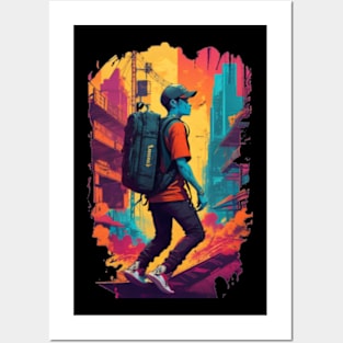 Urban Wanderlust - Embrace Exploration and Adventure Posters and Art